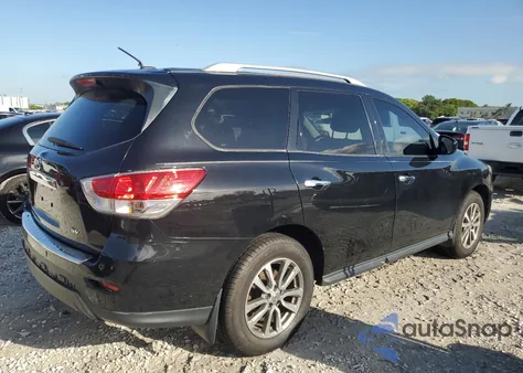 2016 Nissan Pathfinder S from USA, damaged, VIN 5N1AR2MN1GC651928